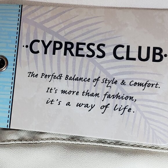 Cypress Club Mens Shorts 38 Bone Flat Front Comfort Waist - Picture 9 of 9